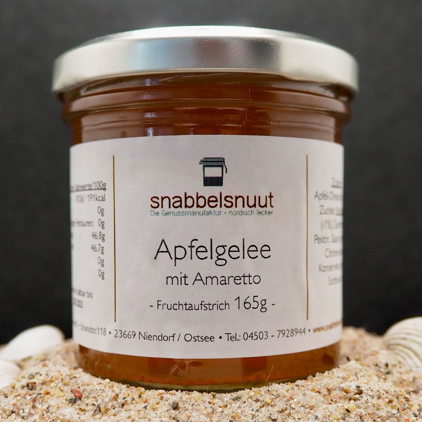 Apfelgelee mit Amaretto