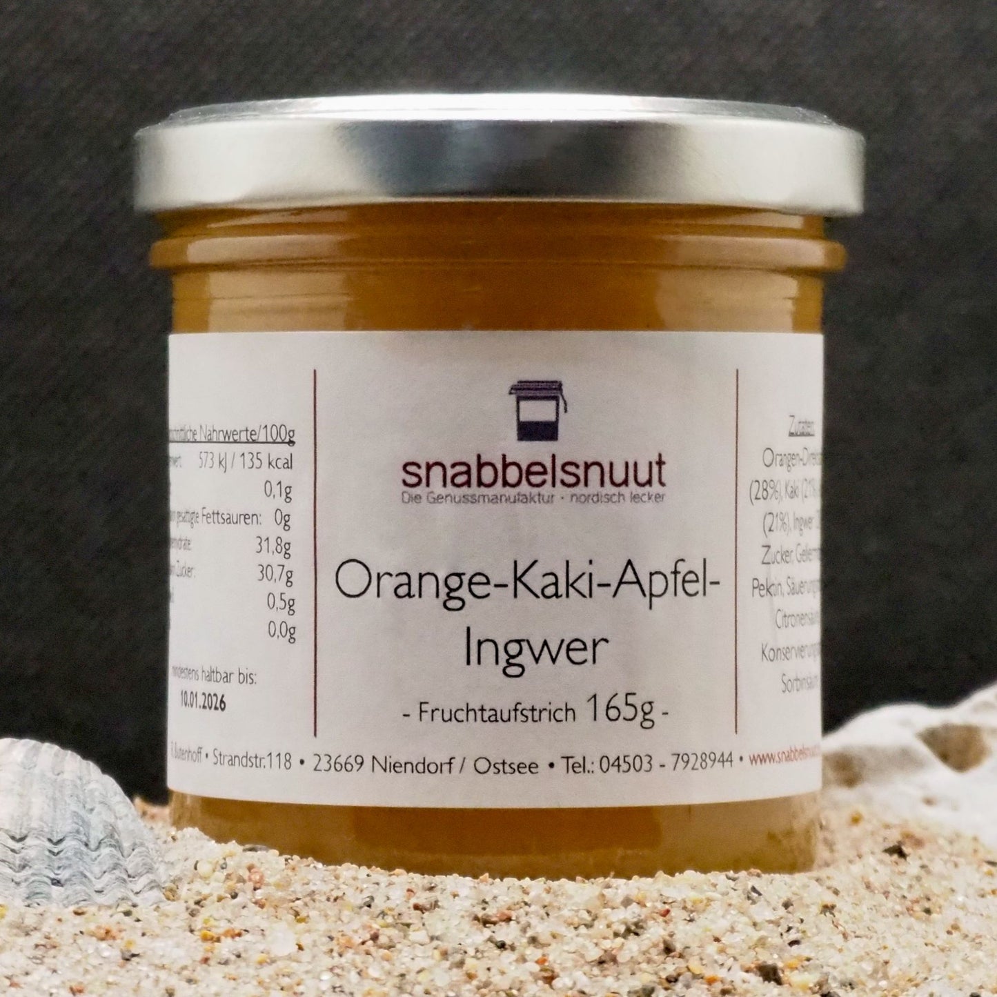 Orange-Kaki-Apfel-Ingwer