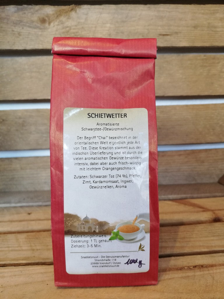 Schietwetter - Schwarzer Tee