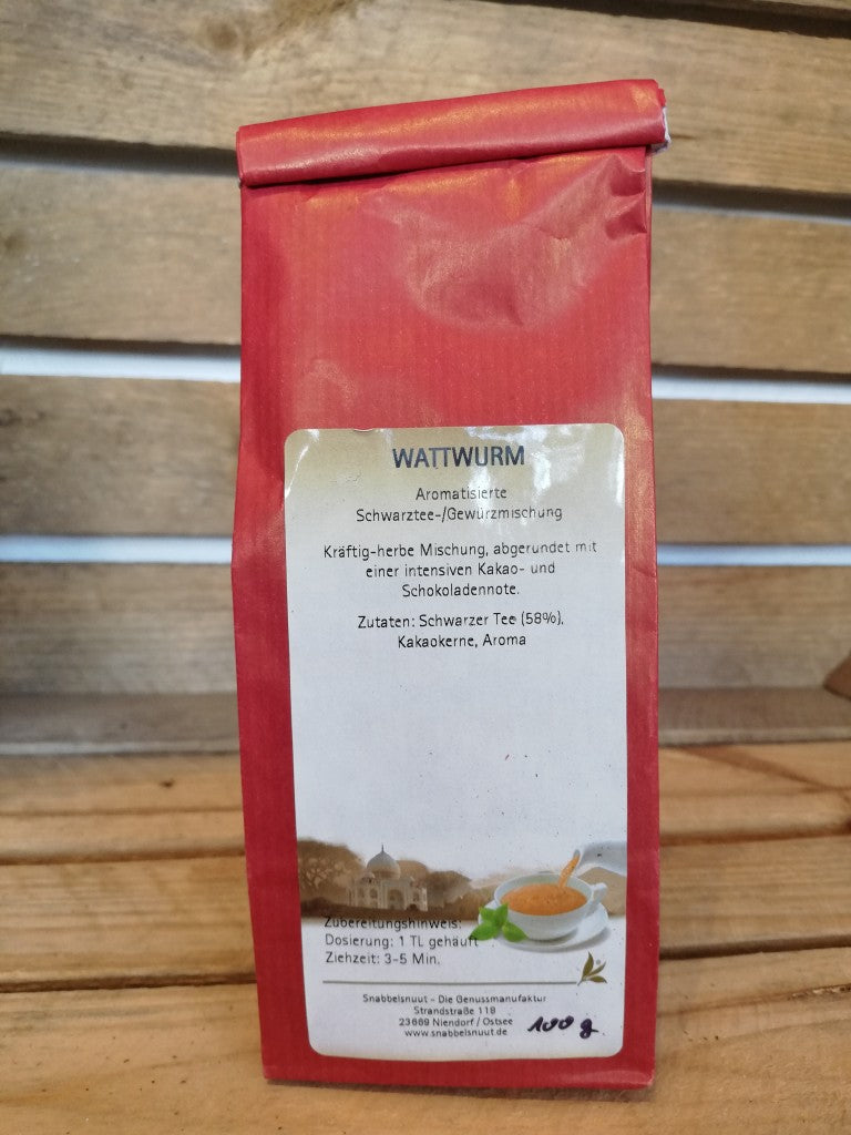 Wattwurm - Schwarzer Tee